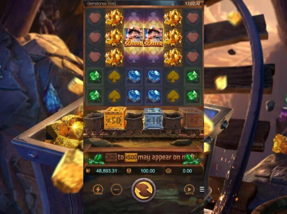 เกมสล็อต Gemstones Gold