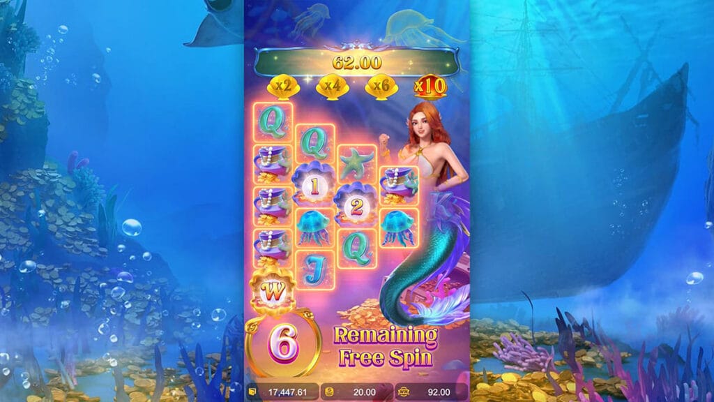 เกมสล็อต เงือก Mermaid Riches