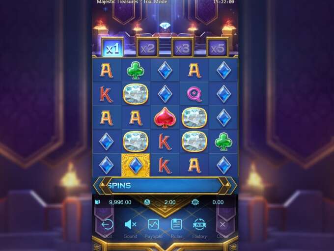 เกมสล็อต สมบัติอันสง่างาม Majestic Treasures