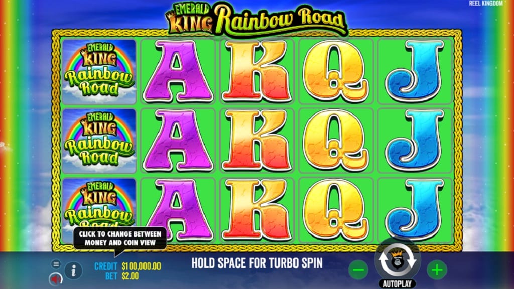 เกมสล็อต Emerald King Rainbow Road
