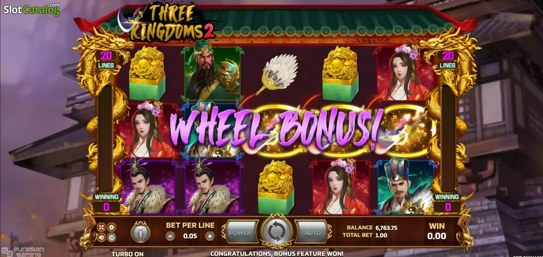 three kingdoms 2 slot